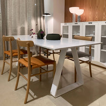 Ladda upp bild till gallerivisning, Bermuda matbord - stenskiva