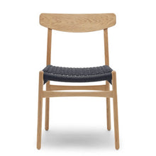 Ladda upp bild till gallerivisning, CH23 Chair - svart papperssnöre