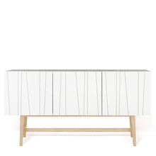 Ladda upp bild till gallerivisning, White / White Stained Oak (rendering)