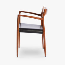 Ladda upp bild till gallerivisning, Valnöt / svart läder