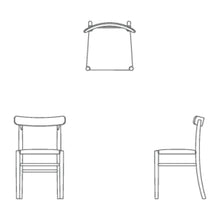 Ladda upp bild till gallerivisning, Lightwood Chair (stoppad sits)