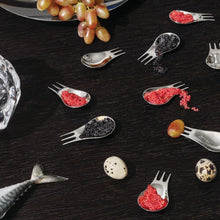 Ladda upp bild till gallerivisning, Aperitif sked/gaffel 4-pack