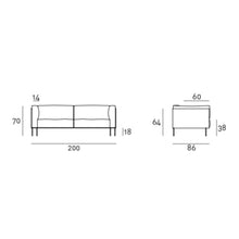 Ladda upp bild till gallerivisning, Rod soffa