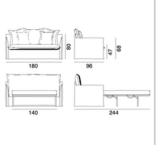 Ladda upp bild till gallerivisning, Ghost 13 bäddsoffa