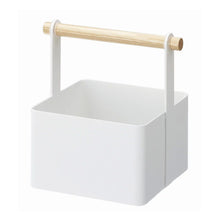 Ladda upp bild till gallerivisning, Plåtkorg med trähandtag från Yamazaki