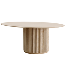 Ladda upp bild till gallerivisning, Soffbordet Palais Ovale i White Stained Oak