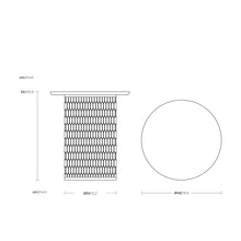 Ladda upp bild till gallerivisning, Mesh sidobord Ø48