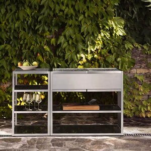 Röshults Essentials kolgrill + Sideboard