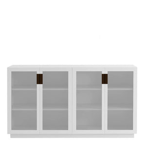 White / Dark Brown