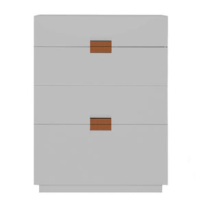 Light Grey / Cognac