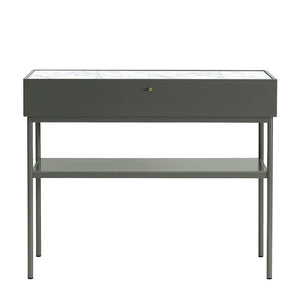 Carrara Marble / Green Khaki