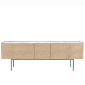 Carrara / White Stained Oak / Nordic Blue