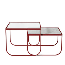 Ladda upp bild till gallerivisning, Brown Red / Carrara Marble (rendering)
