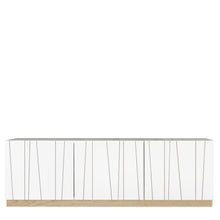 Ladda upp bild till gallerivisning, White / White Stained Oak (rendering)
