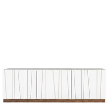 Ladda upp bild till gallerivisning, White / Dark Smoked Oak (rendering)
