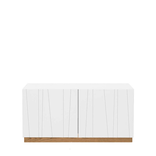 White / Natural Oak