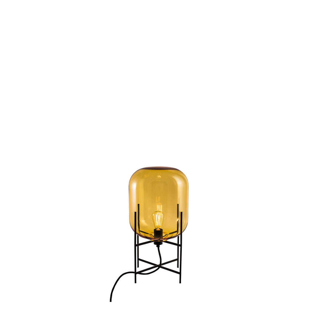 Oda lamp i Amber / Svart