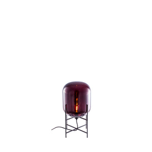 Oda lamp i Aubergine / Svart