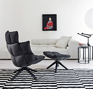 Husk H3G Armchair + Ottoman