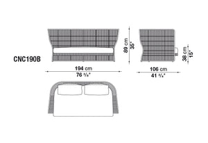 Canasta '13 Sofa Outdoor