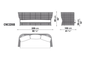 Canasta '13 Sofa Outdoor