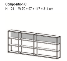 Ladda upp bild till gallerivisning, Helsinki Bookcase Hyllsystem
