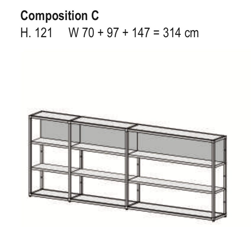 Helsinki Bookcase Hyllsystem