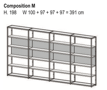 Ladda upp bild till gallerivisning, Helsinki Bookcase Hyllsystem
