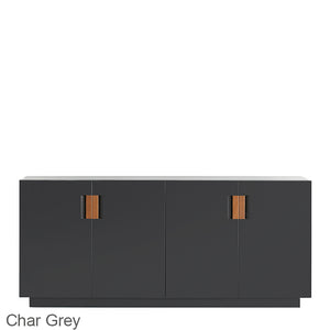 Skåpet Frame Low i Char Grey