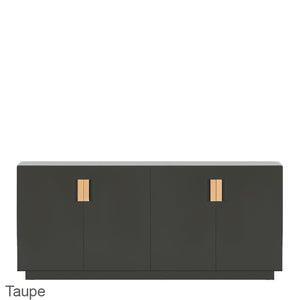 Skåpet Frame 160 Low i Taupe