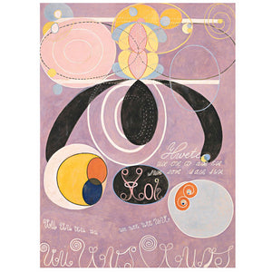 Hilma af Klint matta no 6 handknuten