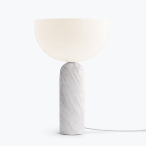 Kizu bordslampa - Vit marmor