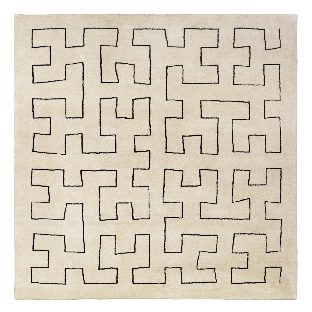 Maze Handknuten Platinum Matta ASPLUND Store