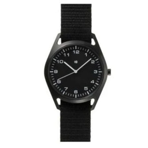 Wrist Watch Black Textile