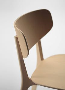 Roundish Chair (wooden seat)