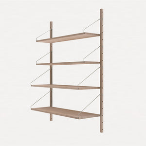 Single Section H:115, White oiled oak 