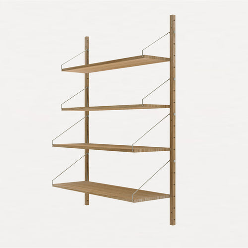 Single Section H:115, Natural oiled oak 