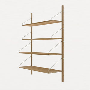 Single Section H:115, Natural oiled oak 