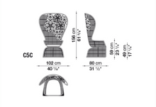 Ladda upp bild till gallerivisning, Crinoline Outdoor Armchair C5C
