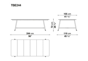 Borea Dining Table Outdoor