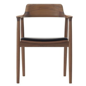 Walnut Black Leather 