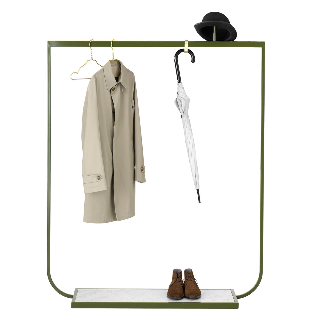 Green Khaki / Carrara Marble 